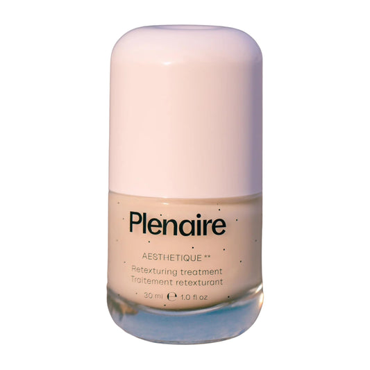 Aesthetique by Plenaire - 30 ml Luxurious Retexturing Glycolic Serum - UK Made, Clean Ingredients - Brightens, Exfoliates, and Nourishes for Radiant Skin - In Partnership with Anna Freud (30ml)
