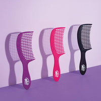 WetBrush Detangling Easy Glide Comb, Wave Tooth Design with Large Surface Area to Glide Through Tangles, Wet Brush Comb is Gentle on Hair, For All Hair Types, Pink