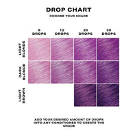 SHRINE Shrine Drop It PURPLE Hair Dye Drops | Semi-Permanent Vegan Customisable Hair Colour | Mix with Conditioner | Vegan & Cruelty-Free | Temporary Hair Dye | 20ml