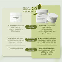 LANBENA Blackhead Remover Mask, Nose Plants Pore Strips Facial Cleanser, Peel off Mask Deep Cleansing for All Skin Types, 60 Pieces