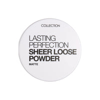 Collection Cosmetics Lasting Perfection Sheer Loose Powder, Lightweight Powder, 10g, Translucent Matte