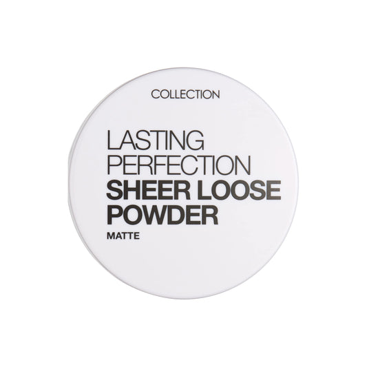 Collection Cosmetics Lasting Perfection Sheer Loose Powder, Lightweight Powder, 10g, Translucent Matte