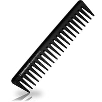 Charlemagne Wide Tooth Comb for Men - 19 cm, Anti-Static Carbon