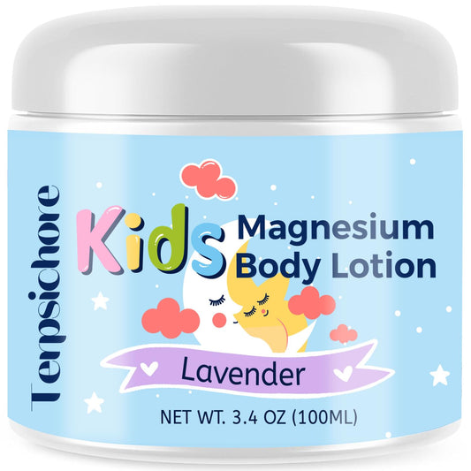 Terpsichore Topical Magnesium Lotion for Kids: Magnesium Chloride Body Cream 100 mL