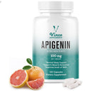 Vinco Supplements Vinco Apigenin 100mg Supplement - 120 Sleep Capsules for Better Relaxation, 99%+ Pure Natural Formula - NAD Booster, Apigenin Sleep Supplements, Natural Sleep Aid for Adults - Made in the UK