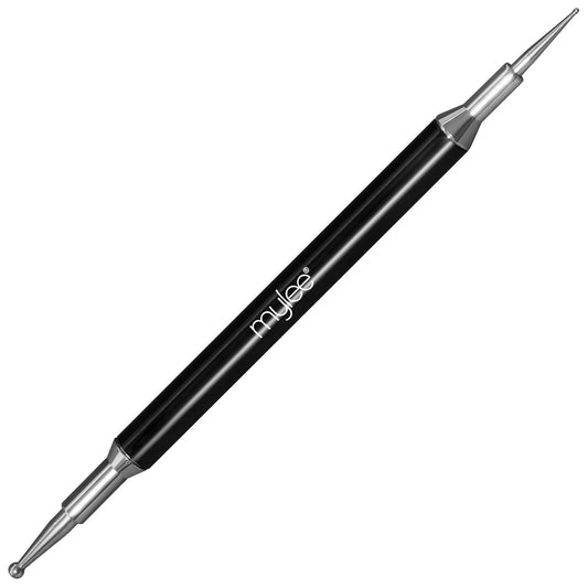 Mylee Dotting Nail Art Tool – Easy Application of Gems, Decals & Crystals, Professional Quality Manicure Accessory, Ideal for Gel Polish Decoration & Dot Design, Dual Ended for Fine Detailing