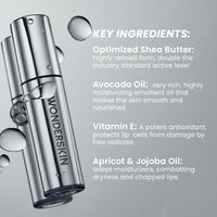 Wonderskin Lip Oil Rehab Serum - Hydrating and Moisturizing Clear Serum for Dry Lips - Natural, Vegan and Non-sticky (Clear)