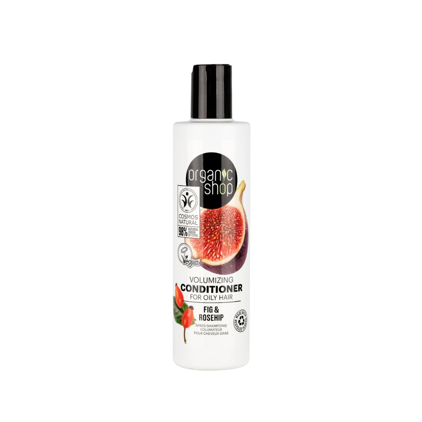 Organic Shop Oily Hair Volumizing Conditioner Fig and Rosehip, 280 ml