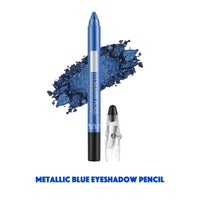 Dark Blue Eyeshadow Stick, Metallic Color Crayon Creamy Eye Shadow, Soft Glitter Eyeshadows, Starry Blue Eye Shadow Pen Pencil, WaterProof Eyeliner Eye Makeup Gifts