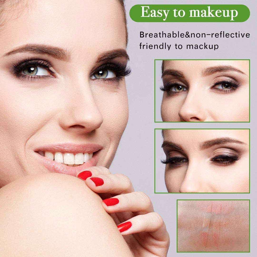 Natural Invisible Single Side Eyelid Tape Stickers(320Pcs,Szie 4MM） Medical-use Fiber Eyelid Correction Strip, Instant Eye Lift Without Surgery, Perfect for Droopy,Hooded, Uneven Mono-Eyelids