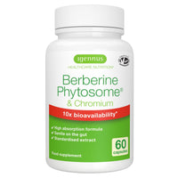 Igennus Healthcare Nutrition Igennus Advanced Berberine Phytosome 550mg & Chromium, 60 Capsules