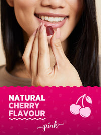 Iron Gummies for Women | Iron Supplement with Vitamin C | High Strength 14mg Iron | Natural Cherry Flavour | Vegan, No Artificial Sweetner & Flavours | 60 Gummies | PINK