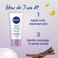 NIVEA Sensitive Day Cream (50 ml), Face Cream and Moisturiser with SPF 15 for Sensitive Skin, Summer Skin Care Essentials, Sensitive Moisturising Cream