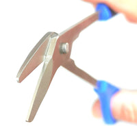 Sandbros Long Handled Toenail Scissors for Thick Nails, 8" Angled Tip Ingrown Toe Nail Clippers for Thick Nails, Heavy Duty Long Handled Toe nail Scissors for Thick Nails, Podiatry Tools for Elderly, Back Pain