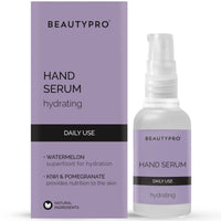 BeautyPro BEAUTYPRO HAND SERUM Daily Use For Hands 30ml | 100% Plant Based Skincare Serum |Hydrating | Nourishing | Energising | Vitamin C, A, K, E | Watermelon | Pomegranate | Kiwi | Organic Lime Oil