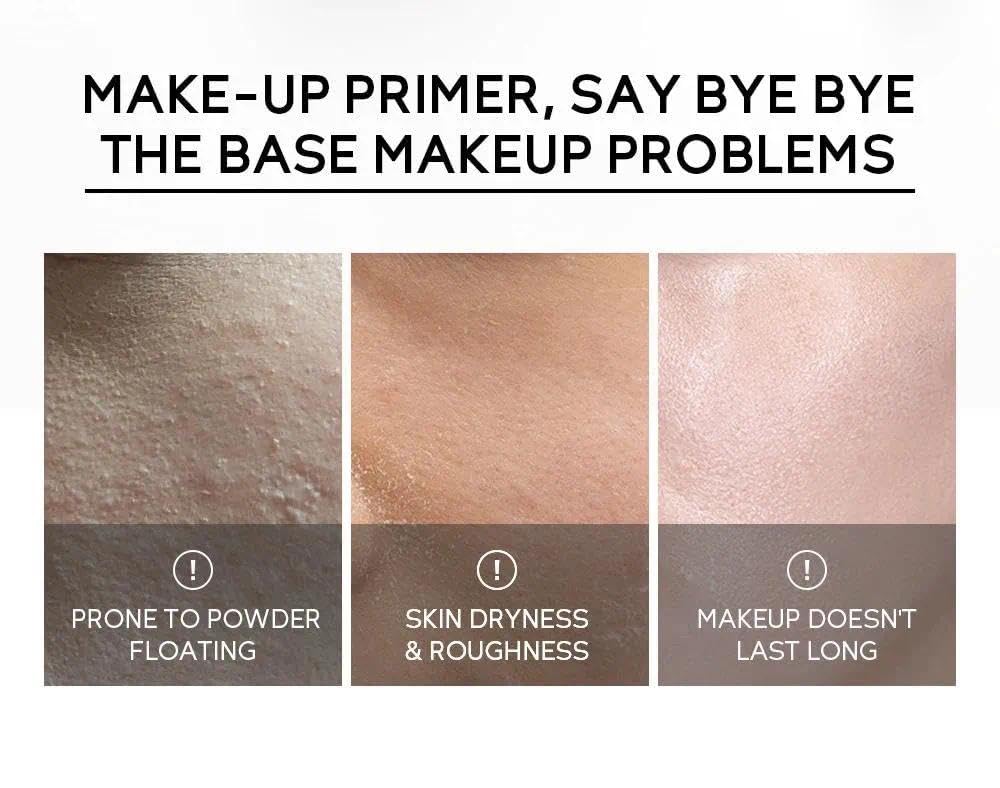 KKwoter Green Colour Corrector Primer Makeup, Anti-Redness Face Primer, Grips Makeup to Last, for Red & Blemished Skin, Pore Minimizer, Hydrating Make up Primer, Balance Skin Tone