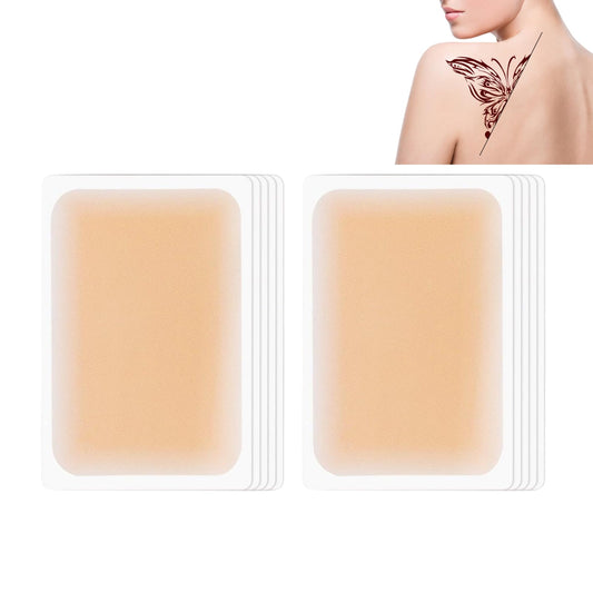 SHEBEEDO 10 PcsTattoo Cover Up Patch,High Coverage Ultra-Thin Skin Tattoo Cover Up Patch For Tattoos Scars Birthmarks Dark Spots, Long-Lasting Wear Waterproof,Seamless Makeup Stickers For Flawless Coverage