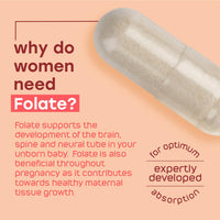 My Expert Midwife All in One Pre-Conception & Pregnancy Women's Vegan Supplements, 12 Essential Prenatal Vitamins & Minerals, 60 Capsules, 2 Months Supply