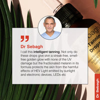 Dr Sebagh Self-Tanning Drops Travel Size- Streak-Free, Scent-Free and Sun-Free Golden Radiance in just a few hours| Mix with Moisturizer for Smooth Application | Create Bronzed Skin- 5 ml