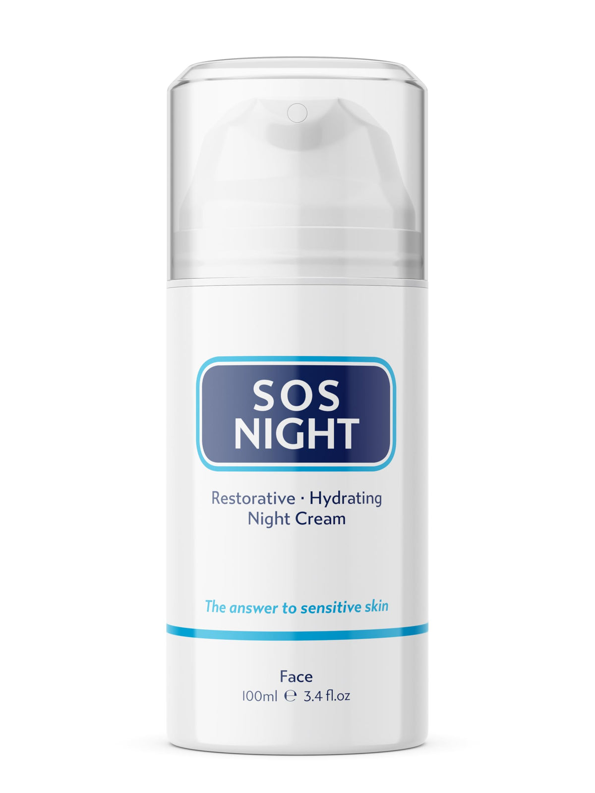SOS SERUM SOS Night Restorative Hydrating Night Cream for Face, 100ml