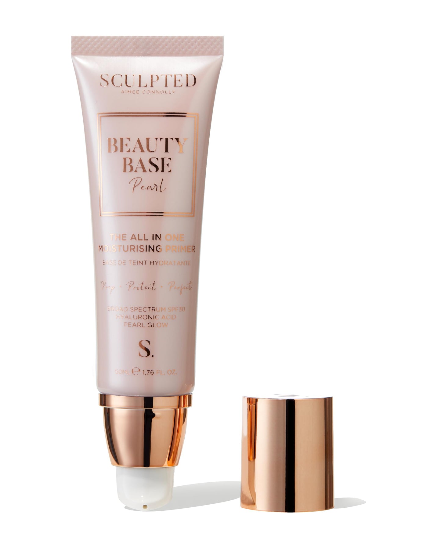 SCULPTED by Aimee Connolly Beauty Base All-in-One Moisturising Primer from Sculpted by Aimee - 50ml 3-in-1 Hydrating Primer with SPF 30 That Preps, Protects and Perfects Your Skin