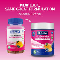 Bioglan Vitagummies Womens | Vitamin C | Vitamin D | Vitamin E | Niacin | Folic Acid | Zinc | 60 Gummies