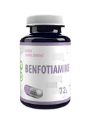 Hepatica Benfotiamine 250mg – 120 Vegan Capsules | High-Strength Vitamin B1 | 3rd Party Lab Tested | Gluten-Free, Non-GMO