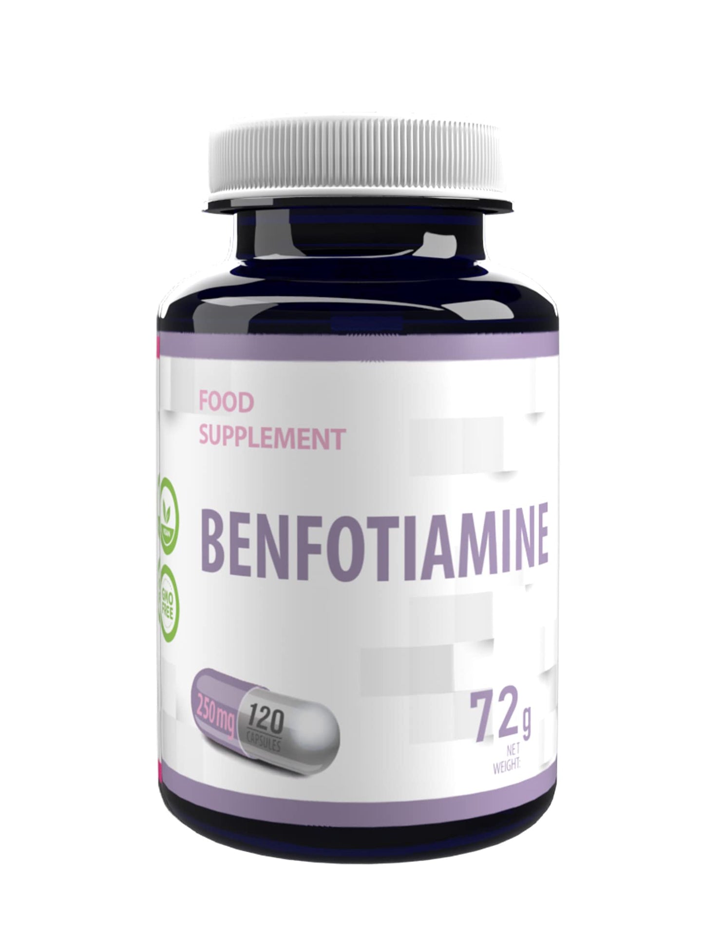 Hepatica Benfotiamine 250mg – 120 Vegan Capsules | High-Strength Vitamin B1 | 3rd Party Lab Tested | Gluten-Free, Non-GMO