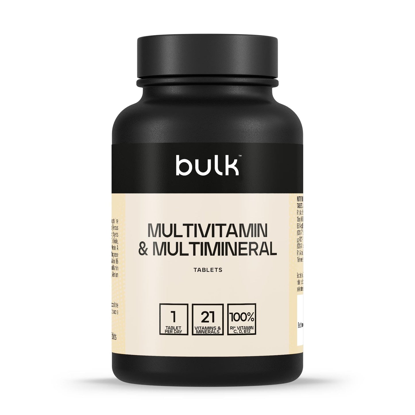Bulk Multivitamin and, with 21 Vitamins and Minerals, 90 Tablets