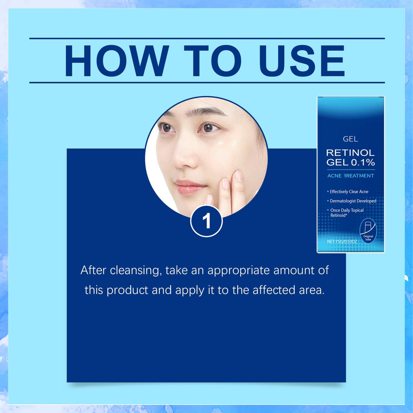 Retinol Gel,Retinol Acne Treatment Gel & Skin Soothing Cream,Retinol Moisturizer Cream,Spot Cre/am for Acne,Anti Acne G/el、