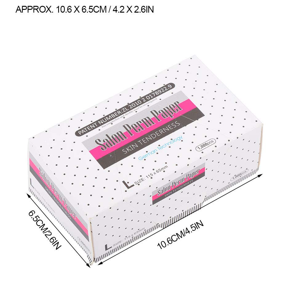 AMONIDA Perming Paper, Hair Perm Paper Breathable Professional Perming Papers Strong Permeability for Hair Salon Shop Stylist(Perm paper)