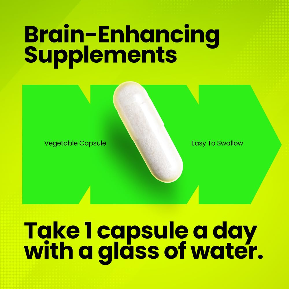 7,8–DHF (Dihydroxyflavone) 25mg Nootropic Supplement | 60 Vegan Capsules, 2 Month Supply | for Memory & Learning Boosting, Protects Cognitive Health, Antioxidant Properties | Fitimins