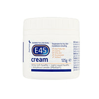 E45 Cream 125 g Moisturiser for Dry Skin and Sensitive Skin - Emollient Body Cream to Soothe Dry and Irritated Skin - Itchy Skin,Face Cream and Non-Greasy Hand Cream (Pack Of 3)
