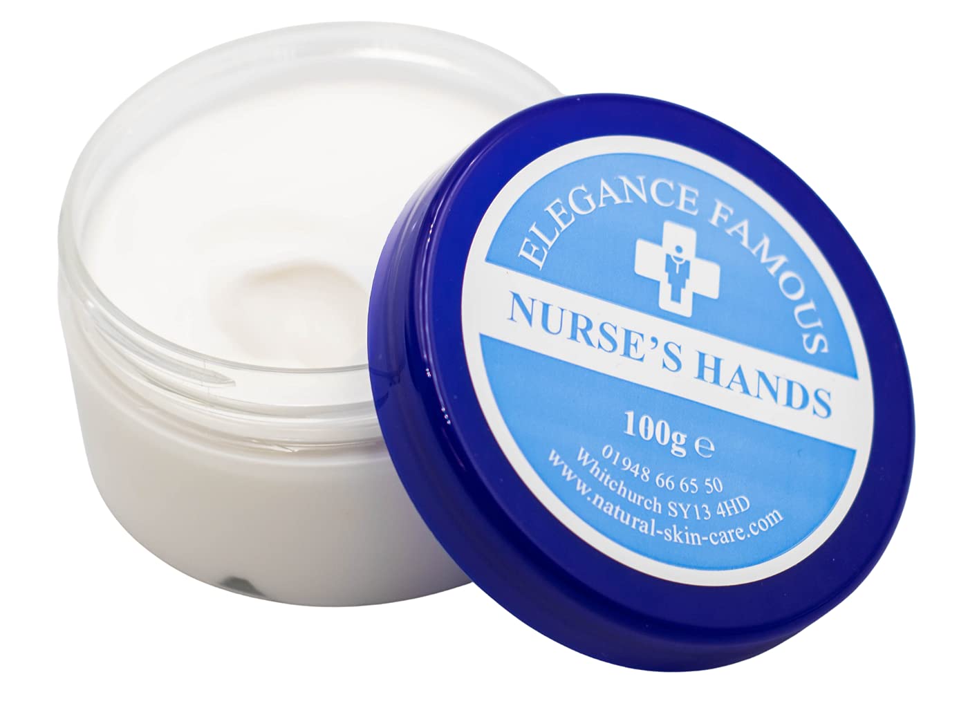 Nurses Hand Cream 100g by Elegance Natural Skin Care Repair, Restore, Nourish Dry Chapped Hands Nurse Nurses GP Hospital Doctor Medical Handcream