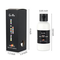 Go Ho Makeup Liquid Red Face Body Paint(2.1 oz),Red Makeup Water Based Face Paint and Body Paint for Special FX, Cosplay, and Halloween Make up