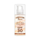 HAWAIIAN Tropic Hawaiian Tropic Hydrating Protection Face Sunscreen SPF 30 UVA plus UVB Protection, 50 ml, 12-Hour Moisturisation, Make Up Compatible, Water Resistant, Vegan