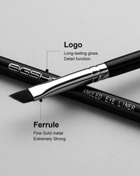Eyeliner Brush, EIGSHOW Precision Eye Liner Makeup Brushes, Angled Eyeliner Brush,Ultra Thin Slanted Flat Angle, Cruelty-Free Synthetic Bristles,Great for Pros & Beginners (E835)