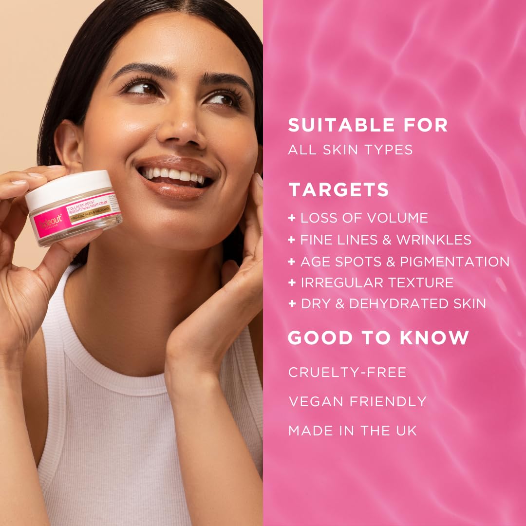 Fade Out Collagen Boost Brightening Facial Wash, Exfoliating Cleanser with Micro Cranberry, ProCol1+ and Niacinamide – 100ml