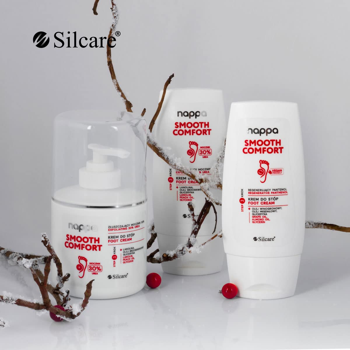 Silcare Nappa Smooth Comfort krem do stóp mocznik 30% 250ml
