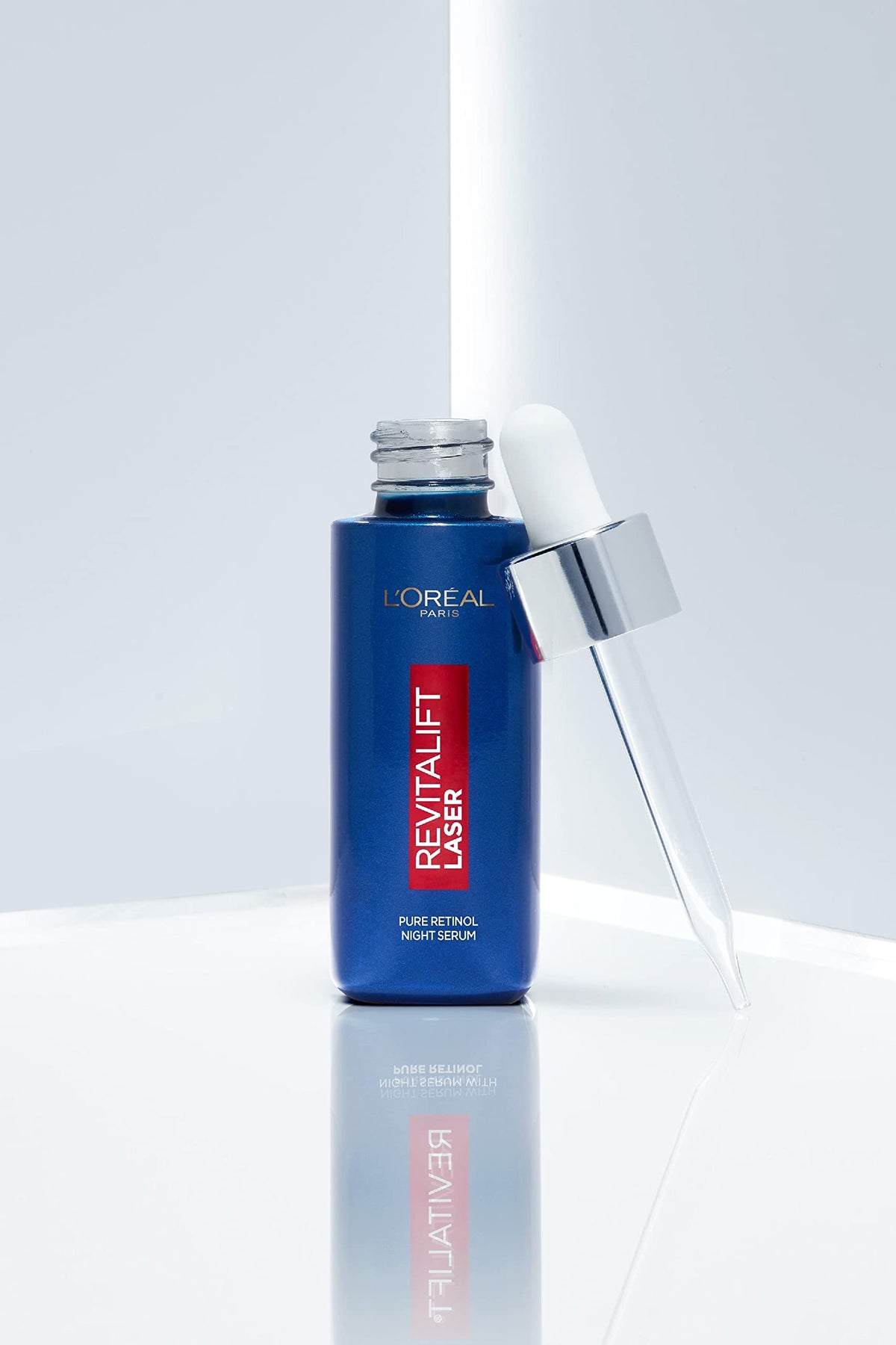 L'Oreal Paris Revitalift Laser Pure Retinol Serum, Anti-Wrinkle, Anti-Fine line, Retinol Night Serum For Face, Visible Results, Validated by Dermatologists, 30ml