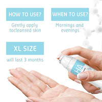 ELEMENTAL CARE Hyaluronic Acid Face Cream 50ml - Anti-Wrinkles and Moisturiser Face Care for Smoothed and Rejuvenated Skin - Face Cream for Women and Men with Rose Water - Day/Night Cream - Elemental Care