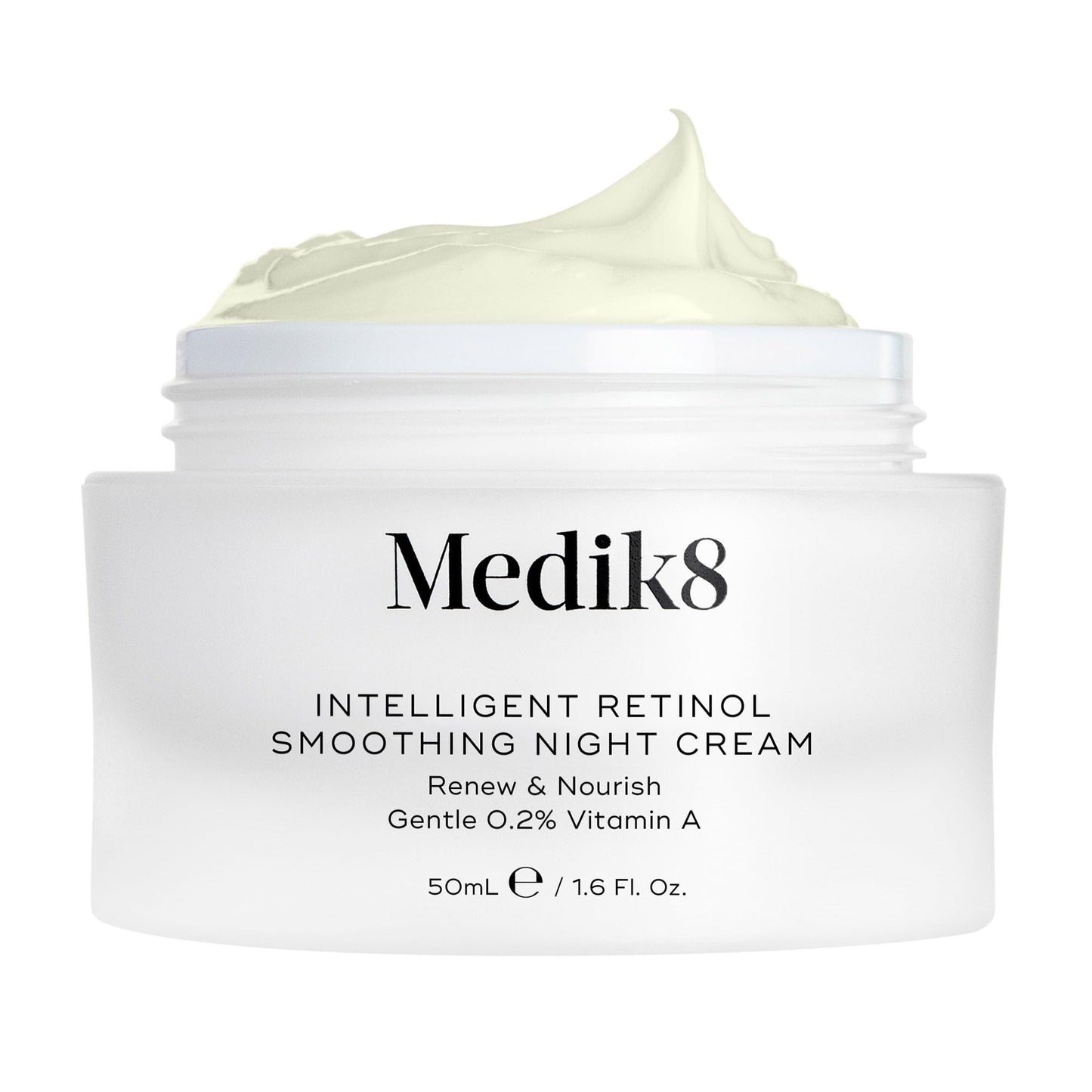 Medik8 Intelligent Retinol Smoothing Night Cream - Renew & Nourish Gentle 0.2% Vitamin A - 50ml