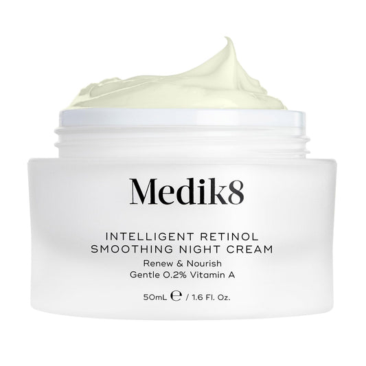 Medik8 Intelligent Retinol Smoothing Night Cream - Renew & Nourish Gentle 0.2% Vitamin A - 50ml