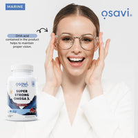 OSAVI Osavi Super Strong Omega–3 500 EPA / 250 DHA – 180 Softgels | Concentrated Omega–3 from Pelagic Fish | Supports Heart Health, Brain Function, and Vision | Highly Purified with Molecular Distillation