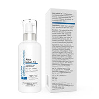 FIXDERMA COSMETIC LABORATORIES FCL 15% Glycolic Acid AHA lotion 15 for dry, itchy and rough skin | Exfoliating lotion | Removes hard & darkened skin | Hydrates skin | Younger & glowing skin | Non-irritating | Non-comedogenic- 100ml
