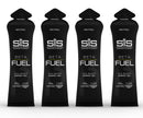 E-TAIL 24/7 SIS Beta Fuel Energy Gels for Cycling Running Triathlon - Dual-Source Carbohydrate Blend - 40 g of Carbs - Gluten-Free - Informed Sport Certified - 4 Pack (4 Pack, Unflavoured)