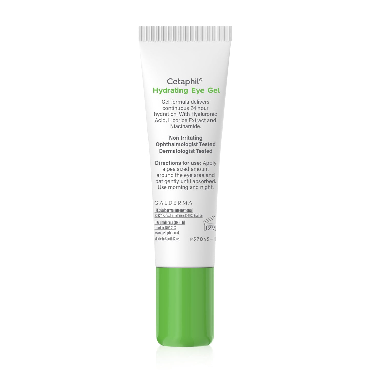 Cetaphil Hyaluronic Acid Eye Gel, 14ml, Eye Cream with Niacinamide, Visibly Reduce Dark Circles, Vegan-Friendly, Packaging May Vary