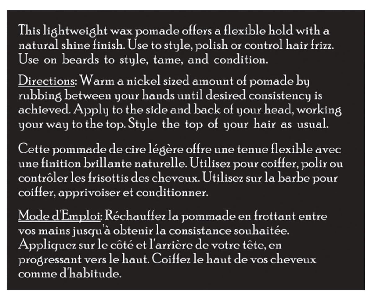 Brickell Men's Products Brickell Men's Flexible Hold Wax Pomade for Men, Natural and Organic Irritation Free Natural Shine, 59 mL, Scented
