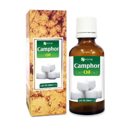 SALVIA Camphor Oil (Cinnamonutn camphora) Natural Pure Undiluted Uncut Carrier Oil 30ml