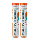 Club Vits Effervescent Multivitamins - High Strength Multivitamin Tablets - Complete One a Day Supplements for Men & Women - 20 Per Tube (Pack of 2)